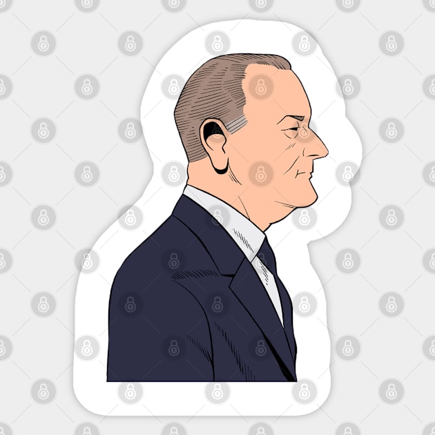 Lyndon B. Johnson Sticker by TwoSeventy (270)